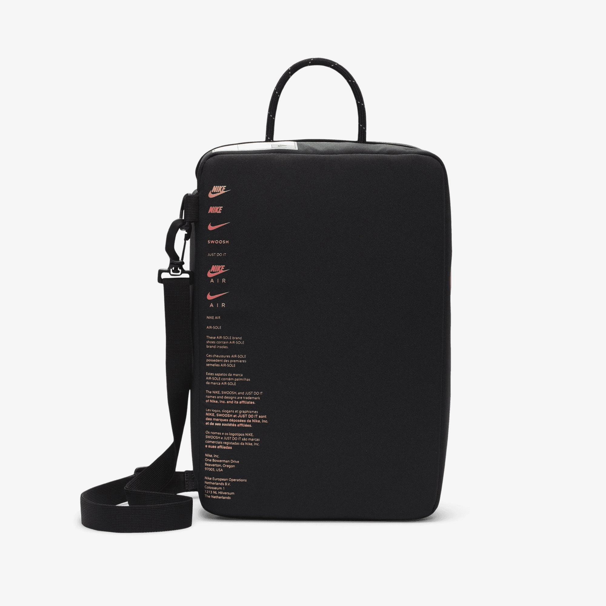 NIKE | SHOE BOX BAG { BLACK/BLACK/UNIVERSITY RED
