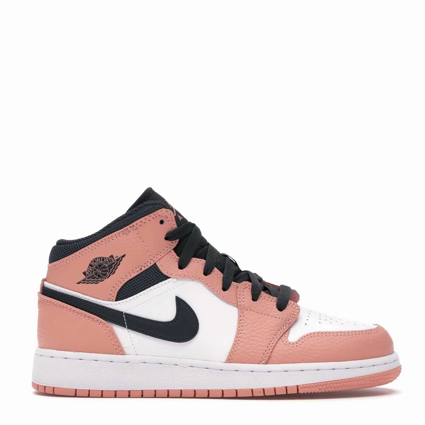 NIKE AIR JORDAN1 PINK QUARTZ MID GS