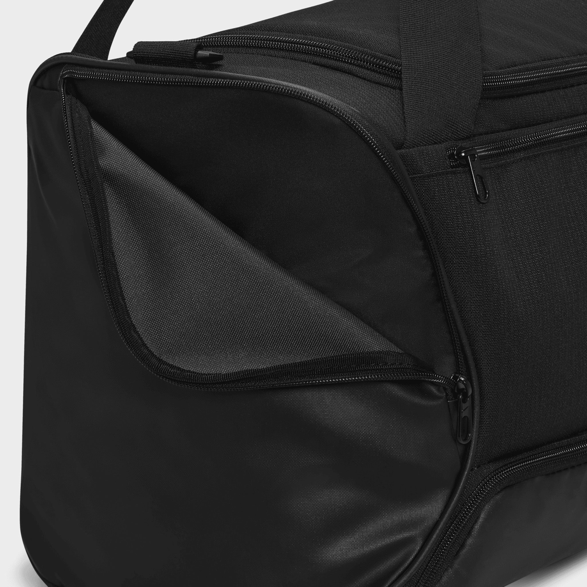 Nike Brasilia 9.5 Training Duffel Bag (Medium. 60L) Black / Black - White