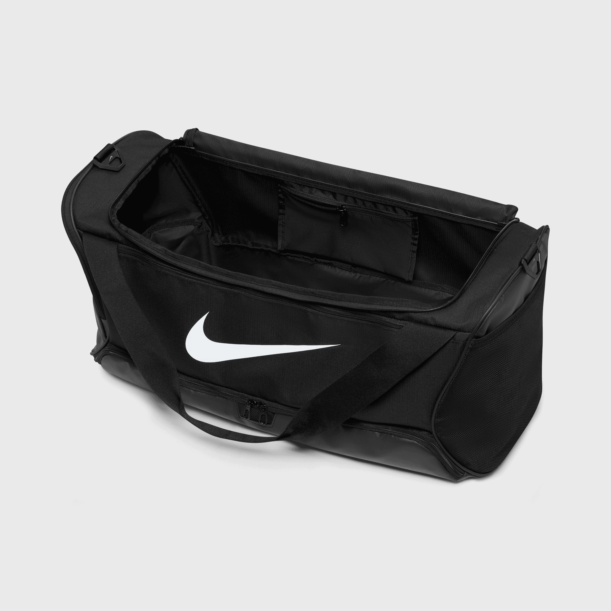 Nike Brasilia 9.5 Training Duffel Bag (Medium. 60L) Black / Black - White
