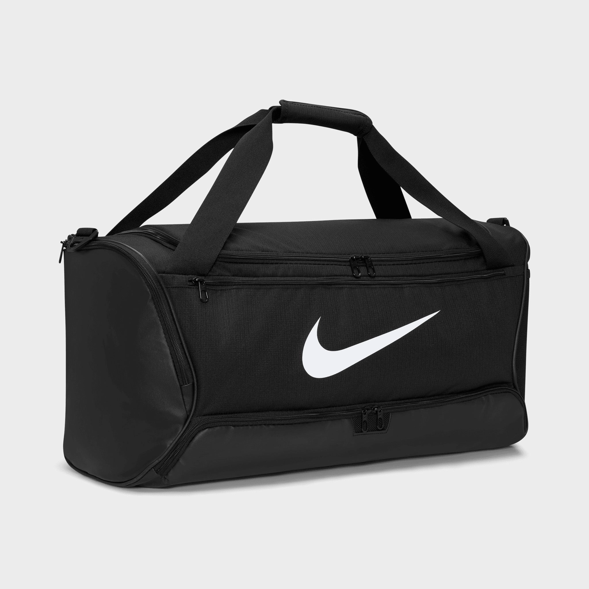 Nike Brasilia 9.5 Training Duffel Bag (Medium. 60L) Black / Black - White