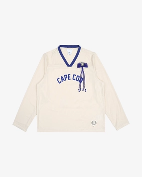 NIKE X BODE MESH JERSEY ECRU ROYAL BLUE (NEW)