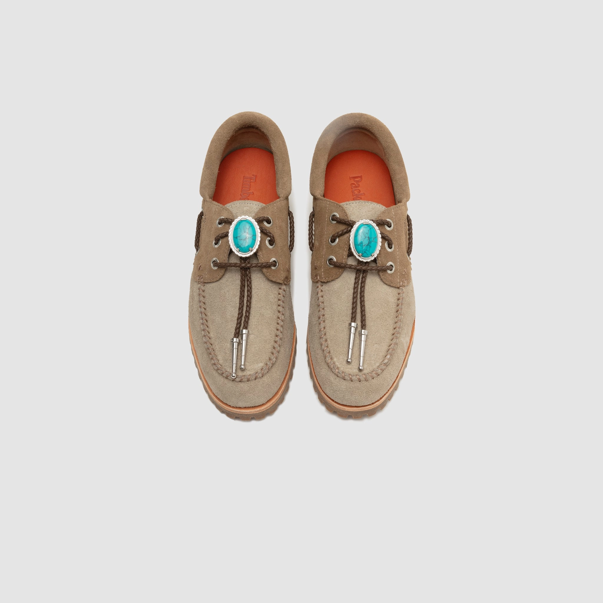 PACKER X 3-EYE LUG HANDSEWN BOAT SHOE SANTA FE