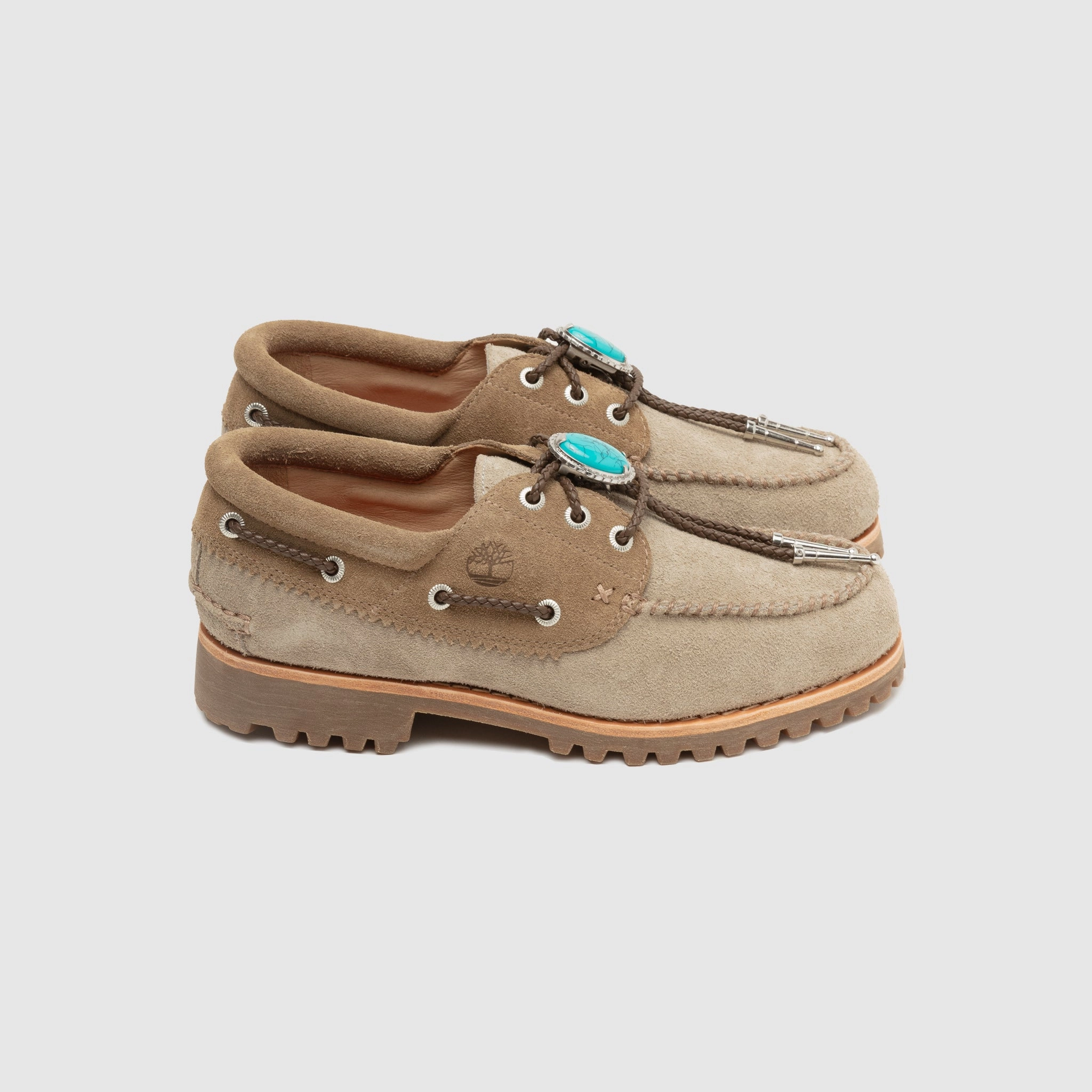 PACKER X 3-EYE LUG HANDSEWN BOAT SHOE SANTA FE