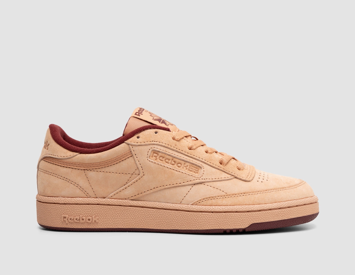 Reebok Club C 85 Vintage Clay / Washed Clay - Rich Maroon