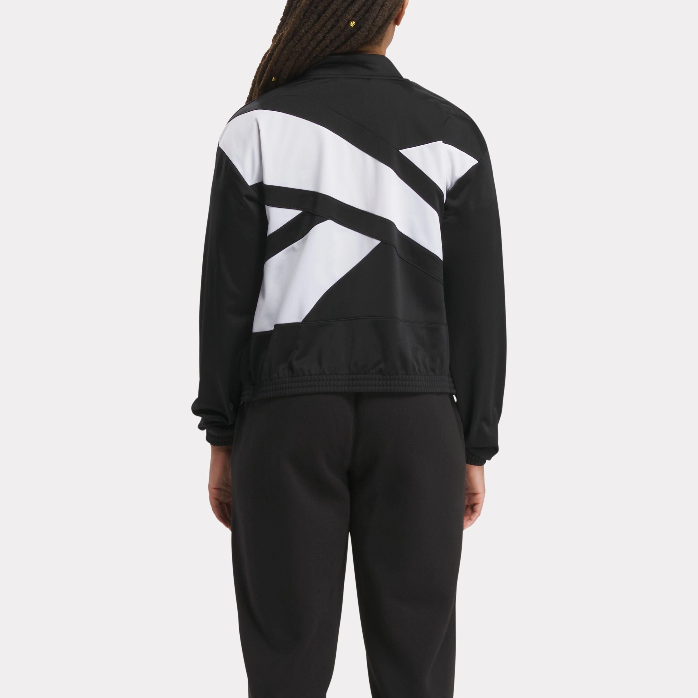 Reebok Identity Back Vector Tricot Track Jacket Black