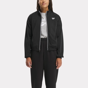 Reebok Identity Back Vector Tricot Track Jacket Black