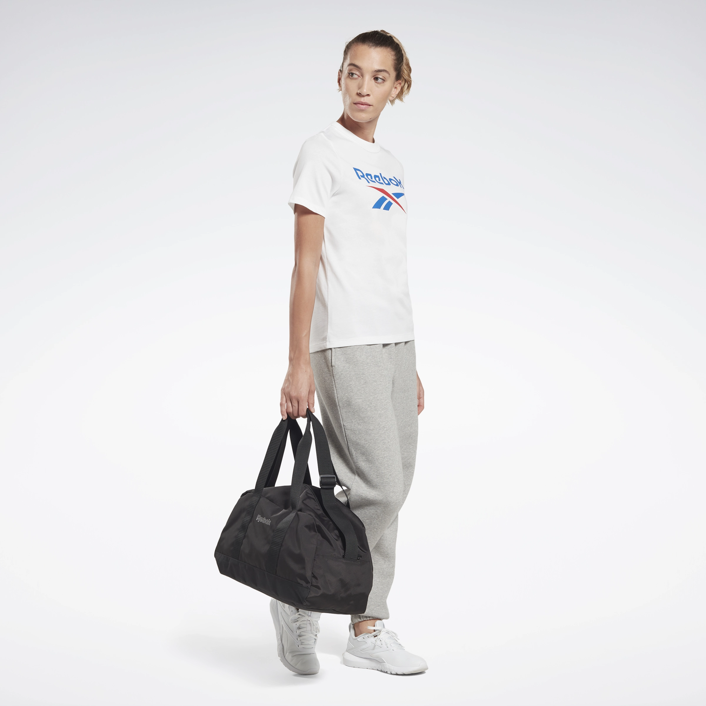 Reebok Identity T-Shirt White/Vector Blue