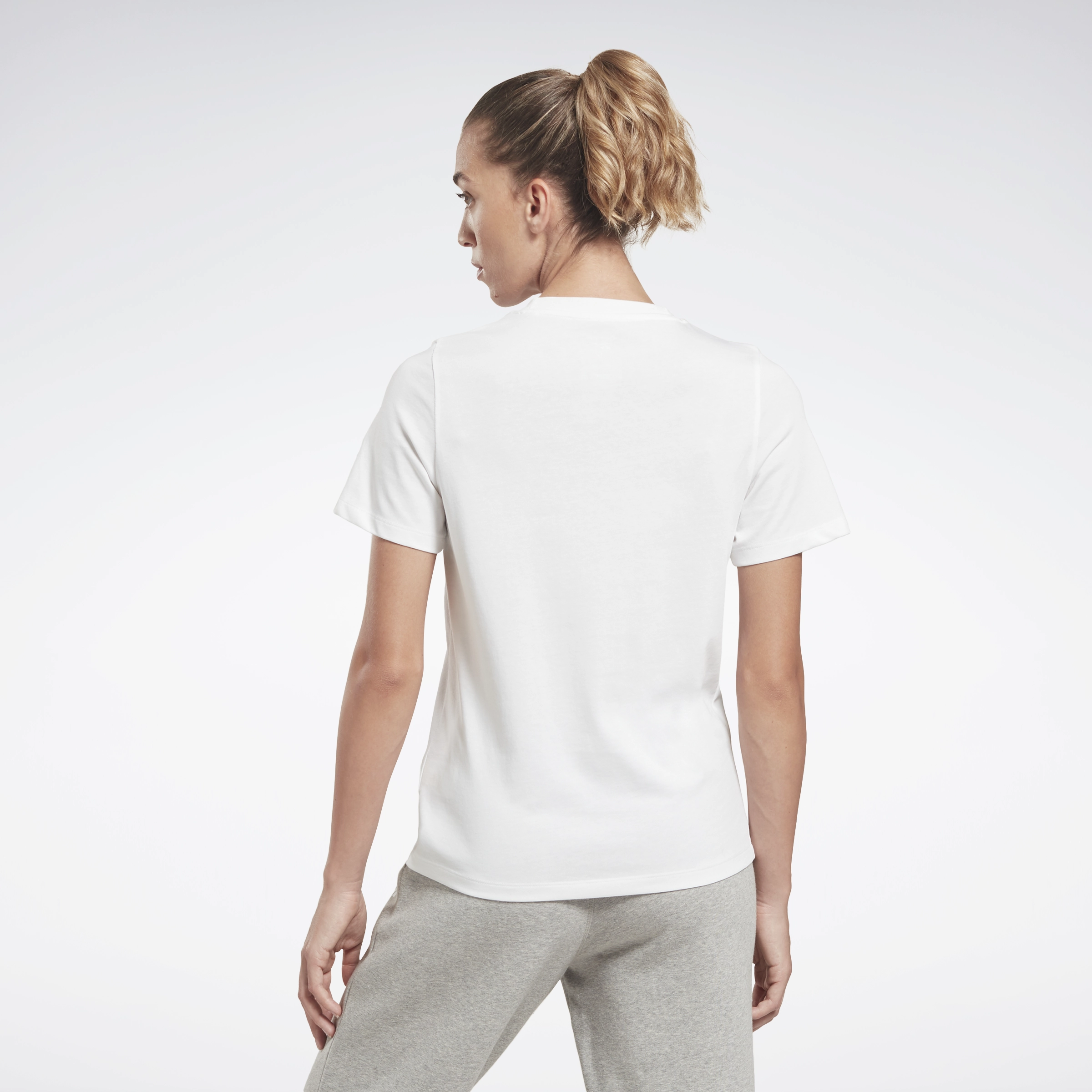 Reebok Identity T-Shirt White/Vector Blue