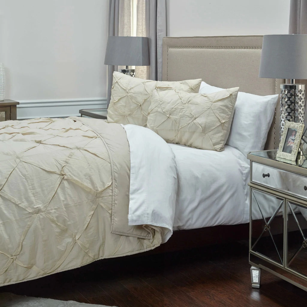 Rizzy BT1711 Carrington Stone Natural Bedding KING