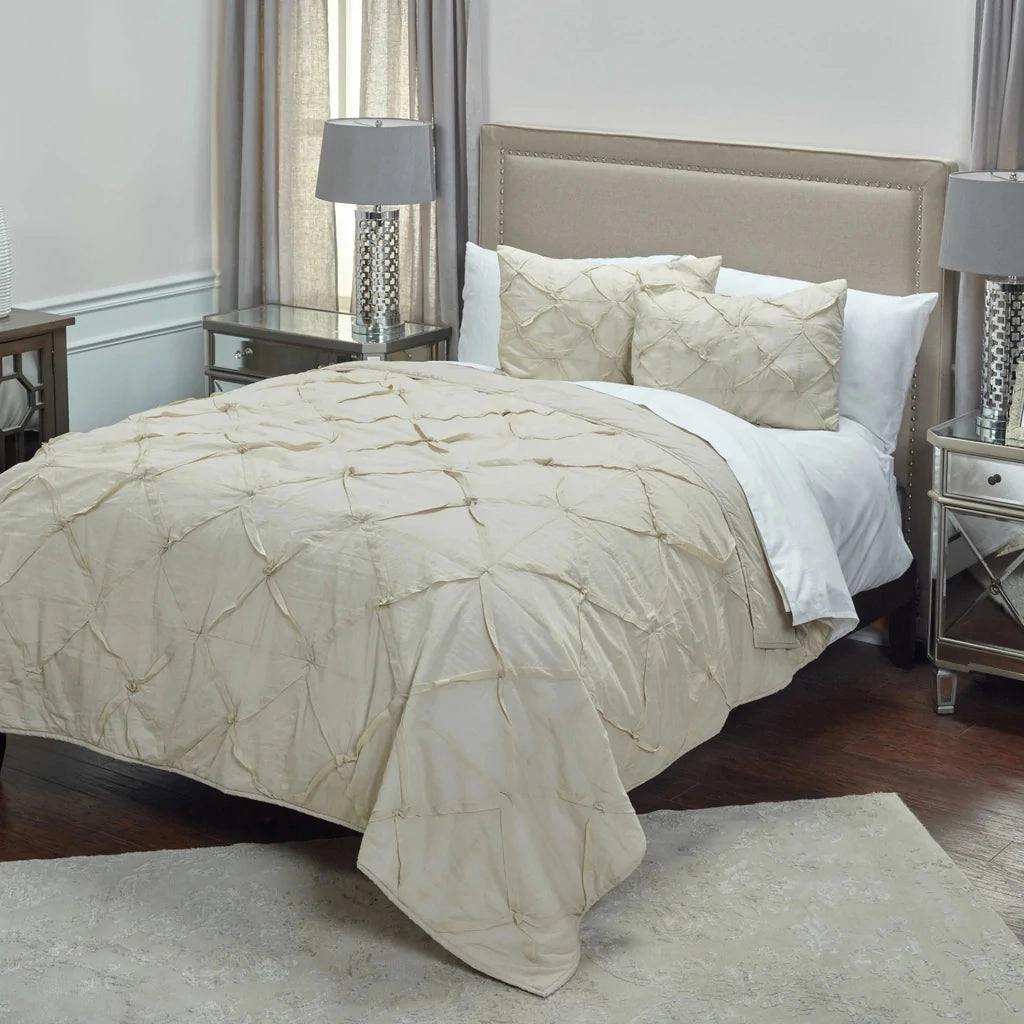 Rizzy BT1711 Carrington Stone Natural Bedding KING