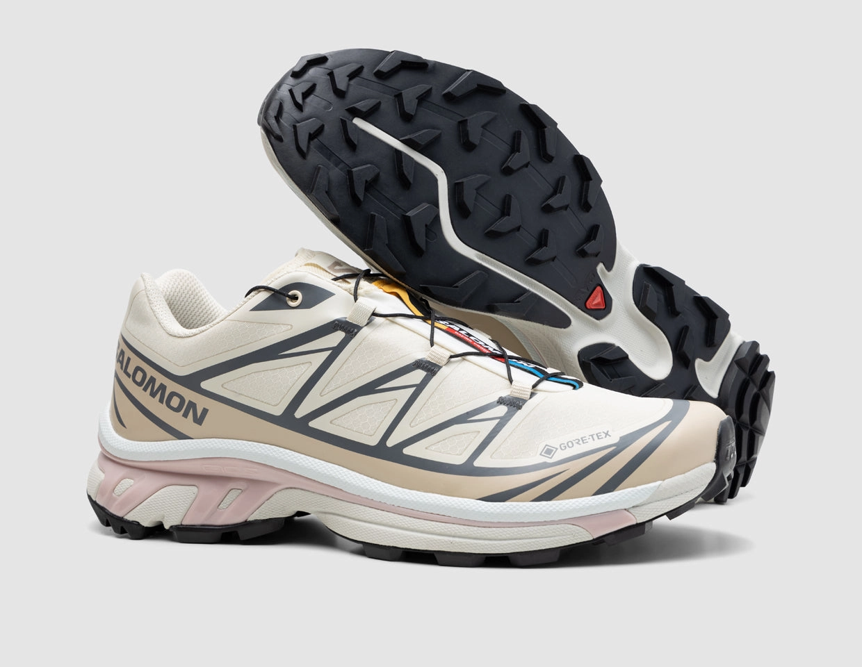 Salomon XT-6 GORE-TEX Almond Milk / Feather Gray - Pale Mauve