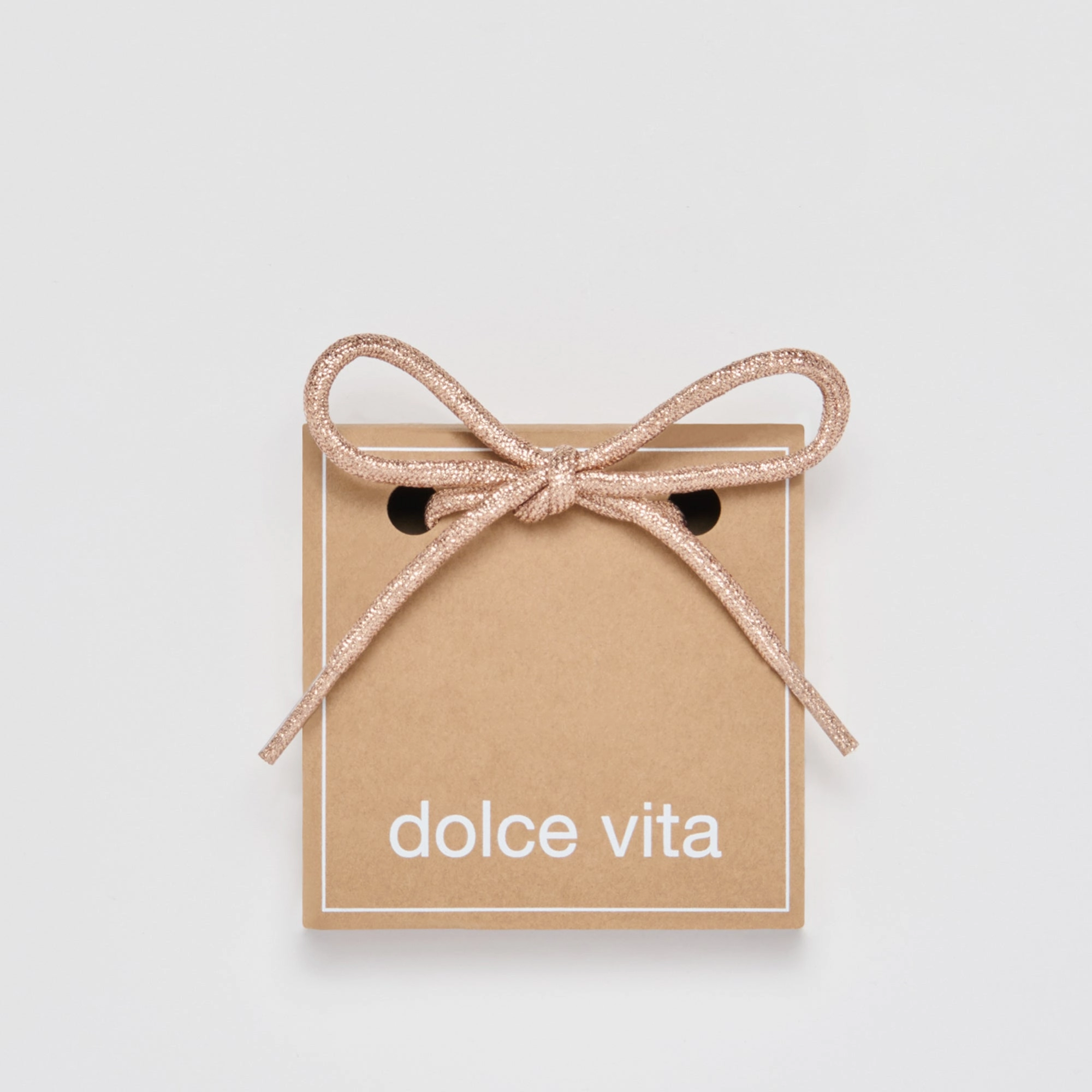 SOLID CORD LACE ROSE GOLD