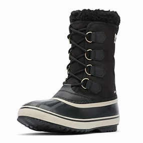 Sorel 1964 PAC NYLON WATERPROOF Schneestiefel für Herren. Schwarz (Black x Ancient Fossil). 44 EU