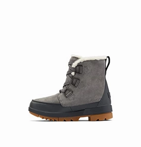 Sorel Torino 2 Waterproof wasserdichte Winterstiefel für Damen. Grau Quarry. 37 EU