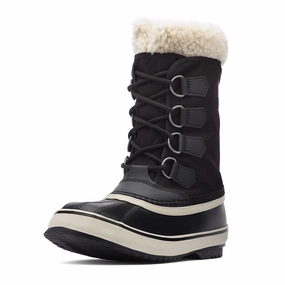 Sorel WINTER CARNIVAL WATERPROOF Schneestiefel für Damen. Schwarz (Black x Stone). 38.5 EU