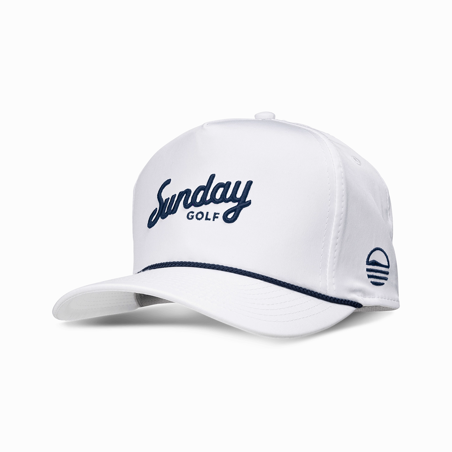 Sunday Golf Rope Hat | White & Navy