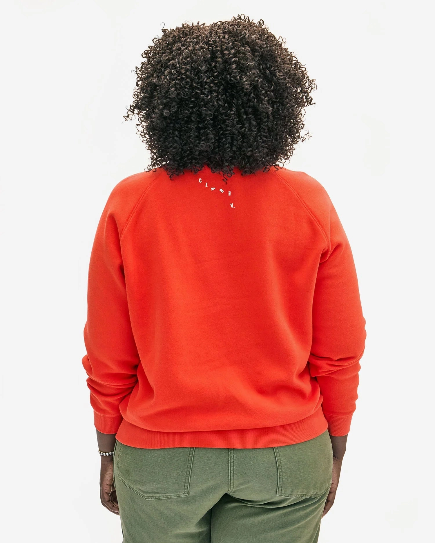 Sweatshirt Blood Orange w/ Cream Oui