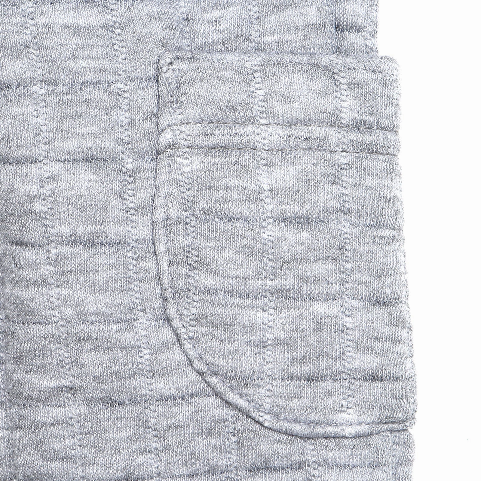 Tuffy Sweatshirt- Footless Bottom - Grey Melange
