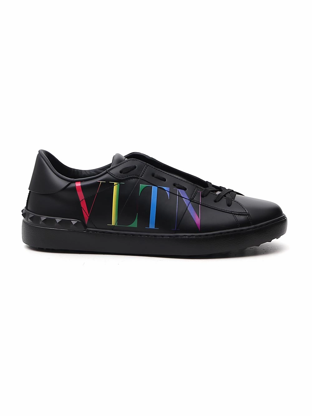 Valentino Garavani Rockstud Open VLTN Print Sneakers
