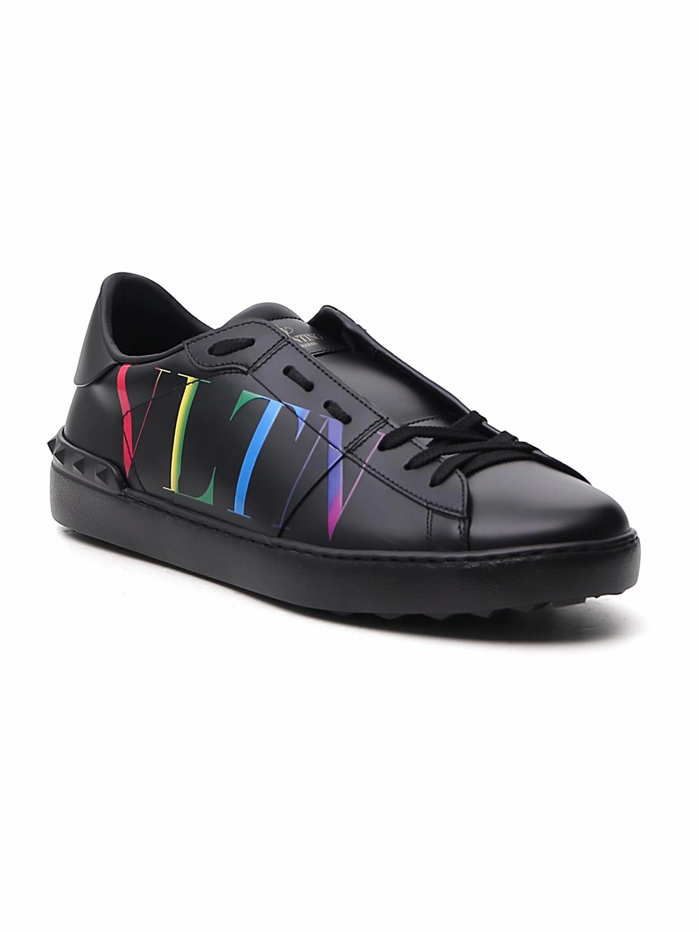 Valentino Garavani Rockstud Open VLTN Print Sneakers