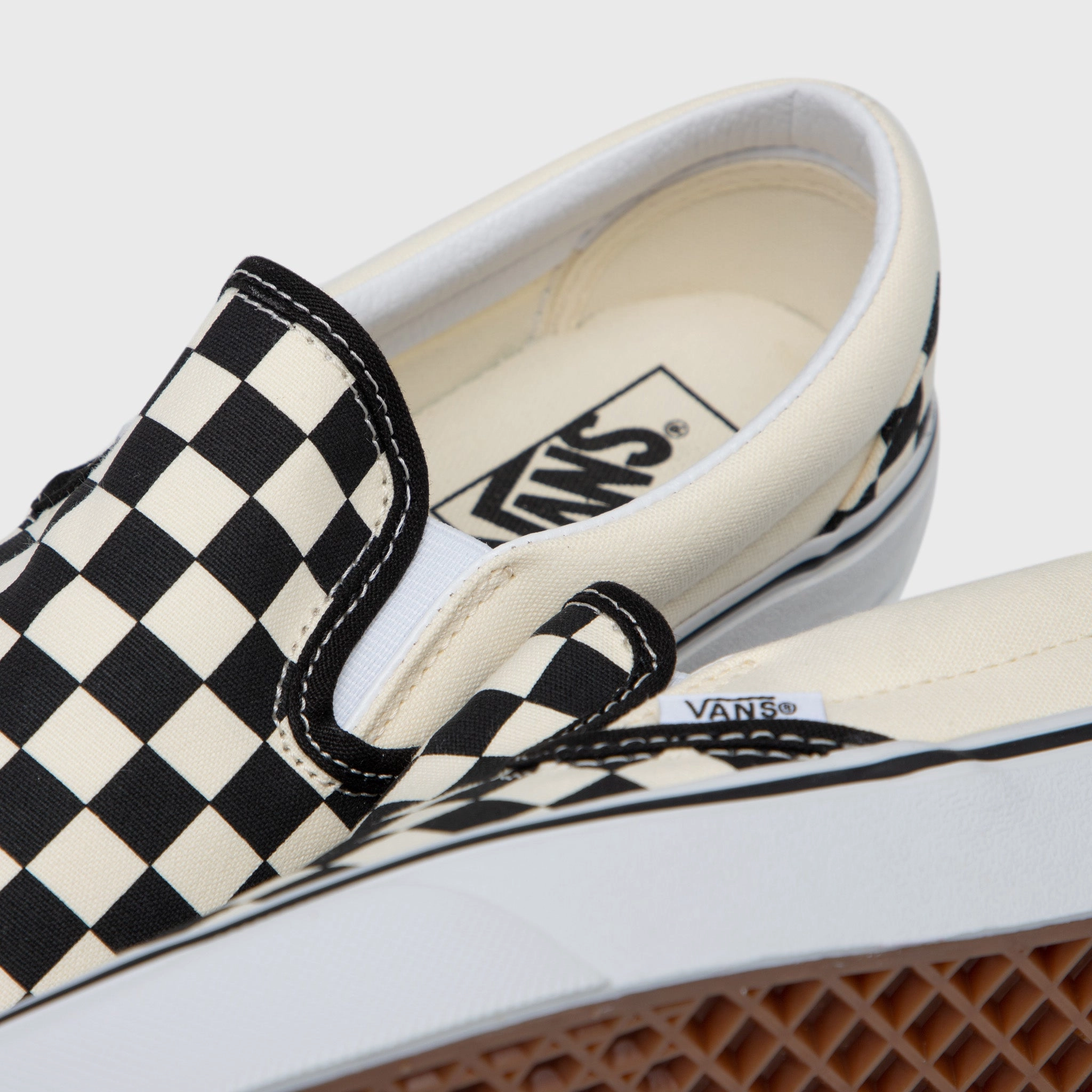 Vans Classic Slip-On Checkerboard Black / White