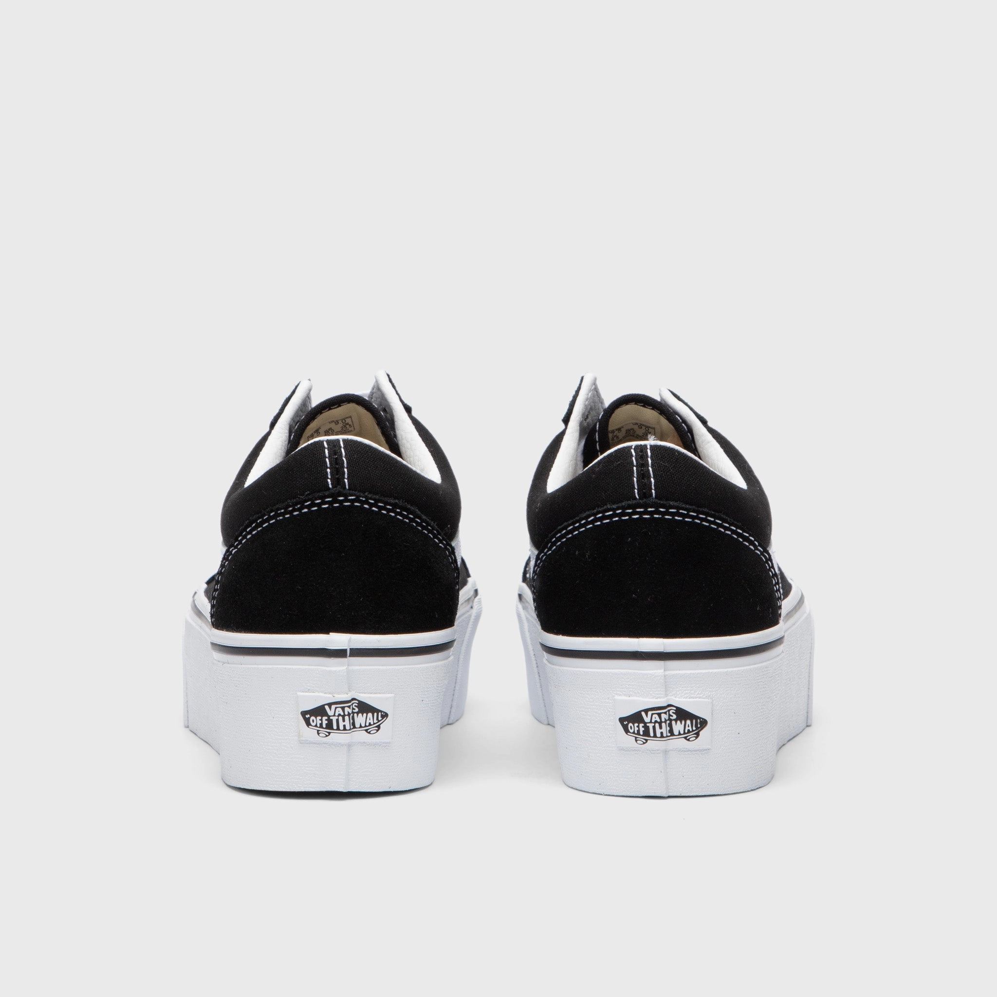 Vans Old Skool Stackform Suede / Canvas Black - True White