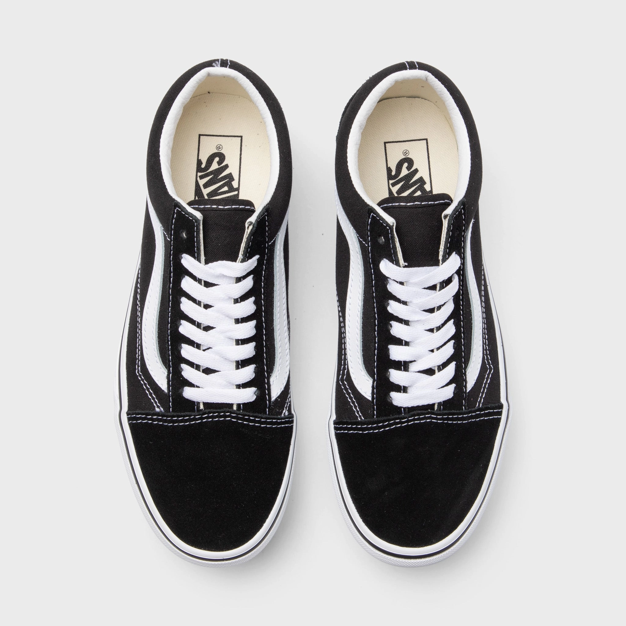 Vans Old Skool Stackform Suede / Canvas Black - True White