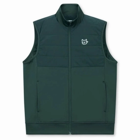 WAAC Hybrid Golf Vest Green - SP25 Men