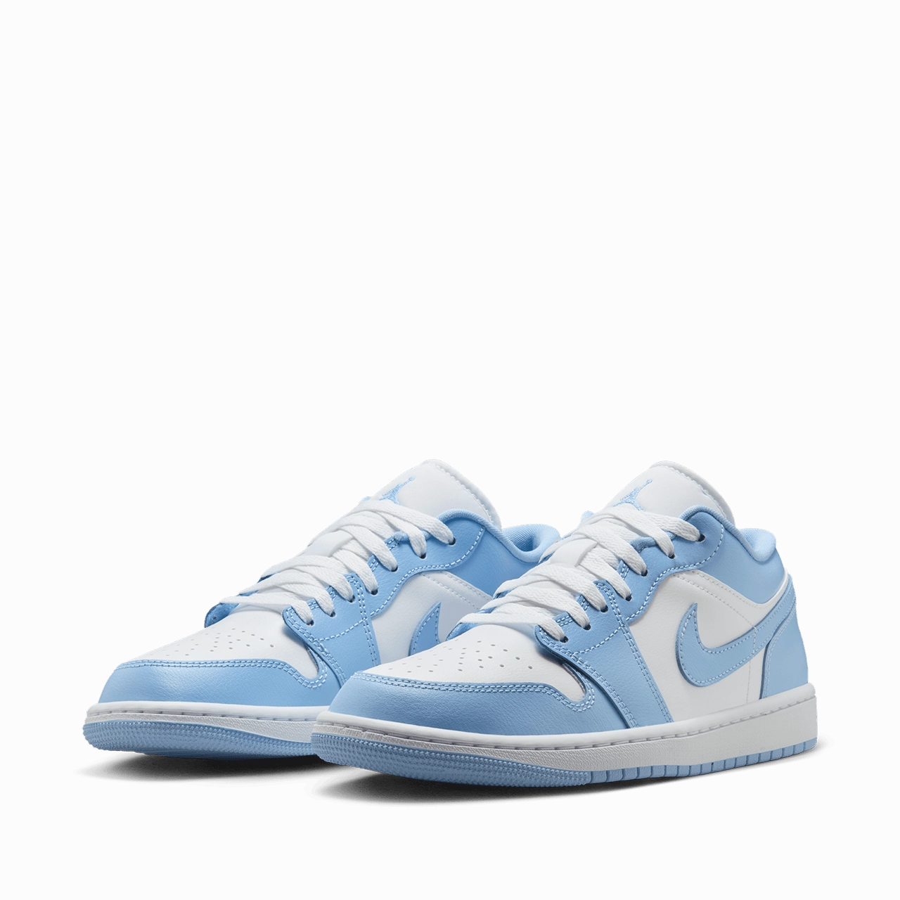 Wmns Air Jordan 1 Low 'White/Aluminum'