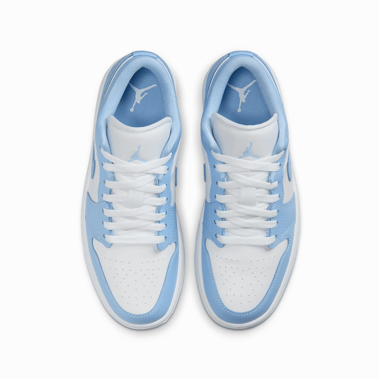 Wmns Air Jordan 1 Low 'White/Aluminum'