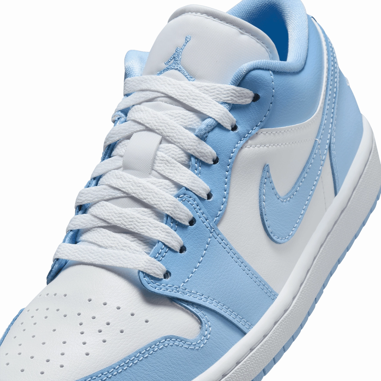 Wmns Air Jordan 1 Low 'White/Aluminum'
